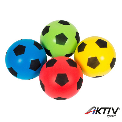Futball labda szivacs 20 cm 4 db-os szett
