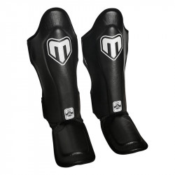 Thai lábszárvédő Saman Force bőr fekete XL Sportszer Everlast