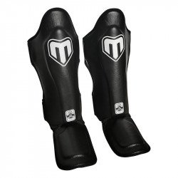 Thai lábszárvédő Saman Force bőr fekete XL Sportszer Everlast