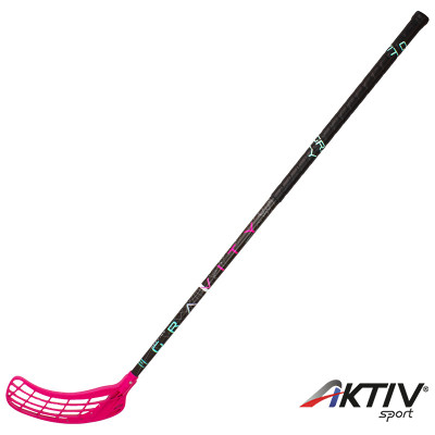 Floorball ütő üvegszálas Gravity 96/108 cm IFF balos barna