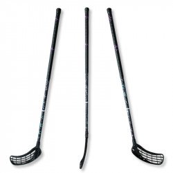 Floorball ütő üvegszálas Gravity 100/112 cm IFF balos fekete Sportszer ASport
