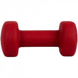 Szépséghibás súlyzó neoprén Aktivsport 3 kg piros