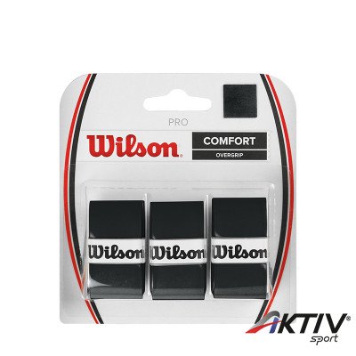 Teniszütő grip Wilson Pro 3 db fekete