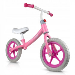 Futóbicikli fehér-rózsaszín méret: 10 Gyereknap MalPlay