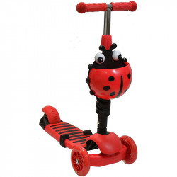 Háromkerekű roller katicás