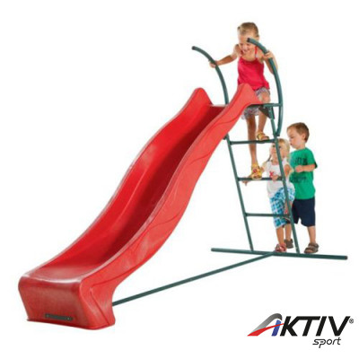 Létra-csúszda kombi piros 1,2 m