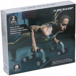 Fekvőtámasz bak Dunlop H-Style piros