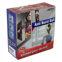 Csomagolás sérült durranásmentes labda Aktivsport 85 cm szürke