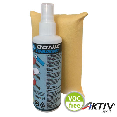 Csomagolás sérült Ping-pong ütő tisztító Donic szett 100 ml