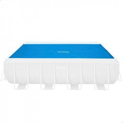 Szolár medence takaró Intex 400x200 cm téglalap alakú Medence védőtakaró Intex