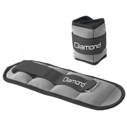 Bokasúly Diamond Pro 2x1,5 kg szürke Fitness Diamond Pro