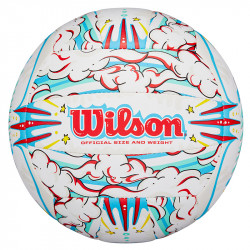 Strandröplabda Wilson Graffiti Peace fehér-kék Sportszer Wilson