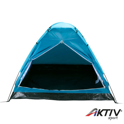 Sátor Camp Active 3 személyes 200x180x120 cm kék