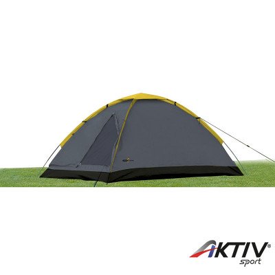 Sátor Camp Active 2 személyes 200x120 cm szürke
