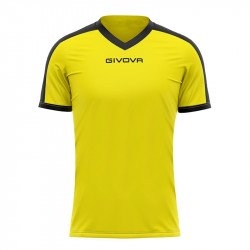 Futball mez Givova Revolution sárga-fekete XL Sportszer Givova