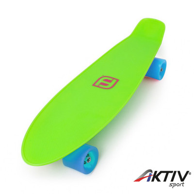 Szépséghibás mini board gördeszka Funbee zöld
