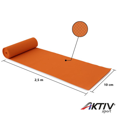 Fitnesz szalag Trendy Limite Medical 2,5 m x 10 cm narancssárga