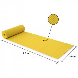 Fitnesz szalag Trendy Limite Medical 2,5 m x 10 cm sárga Fitness Trendy