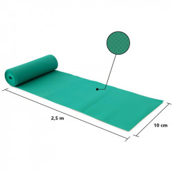 Fitnesz szalag Trendy Limite Medical 2,5 m x 10 cm zöld Fitness Trendy