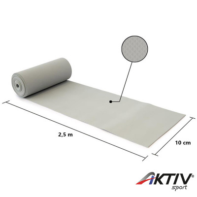 Fitnesz szalag Trendy Limite Medical 2,5 m x 10 cm szürke