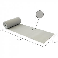 Fitnesz szalag Trendy Limite Medical 2,5 m x 10 cm szürke Fitness Trendy