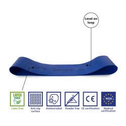 Láberősítő gumihurok Trendy Medical kék Fitness Trendy
