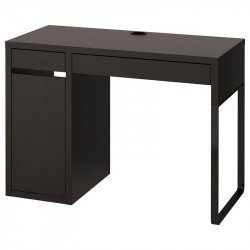 Íróasztal fekete-barna 105x50 cm Besorolásra vár