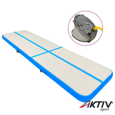 PVC felfújható tornaszőnyeg 800x100x20 cm