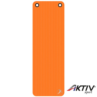 Szépséghibás fitnesz szőnyeg Trendy ProfiGymMat Pro 180x60x1 cm felakasztható narancssárga