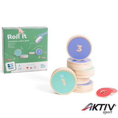 Fa korong játék BS Toys Roll It