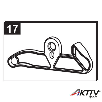 Alkatrész asztal nyitás/zárás rögzítő (piros)