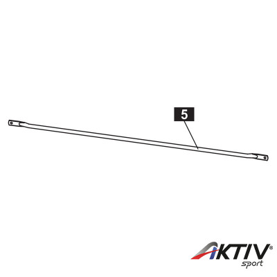Alkatrész lábtámasztó pálca 905 mm
