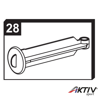 Alkatrész kerék külső forgószár rögzítő