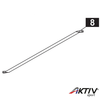 Alkatrész merevítő pálca 8