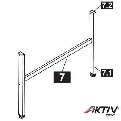 Alkatrész komplett láb