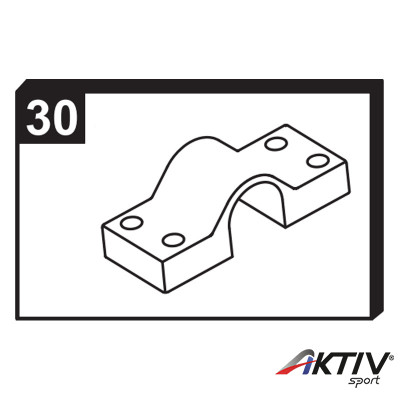 Alkatrész műanyag bilincs