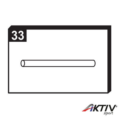 Alkatrész hálórúd műanyag betét