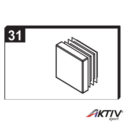 Alkatrész csővég dugó, négyszögű