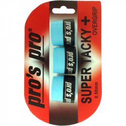 Teniszütő grip Pros Pro Super Tacky Plus kék 3 db Sportszer Pros Pro