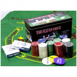 Póker szett fémdobozban