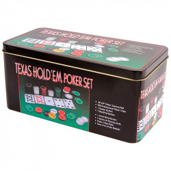 Póker szett fémdobozban Játék