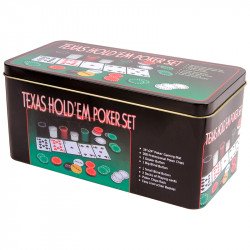 Póker szett fémdobozban Játék