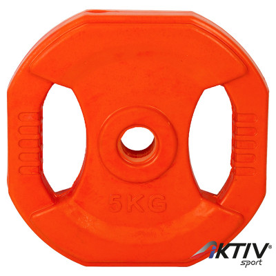Súlytárcsa Aktivsport 5 kg narancs