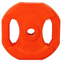Súlytárcsa Aktivsport 5 kg narancs Fitness Aktivsport