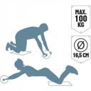 Hasizom erősítő kerék dupla Umbro piros