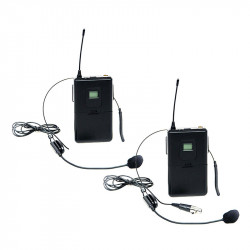 Thunder U-2008 2H UHF rádiós mikrofon (2 db FEJ mikrofon) + Koffer