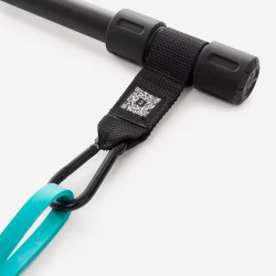 Fitneszrúd gumiszalaggal