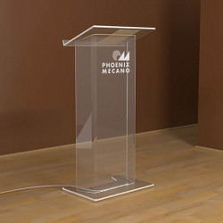 Pulpitus 600x400x1120 LED-es élvilágítás grafikázva Besorolásra vár