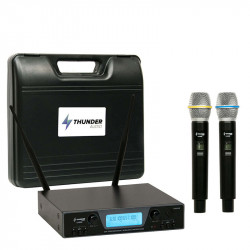 Thunder U-2008 2ND UHF rádiós mikrofon (2 db KÉZI mikrofon) + Koffer Besorolásra vár