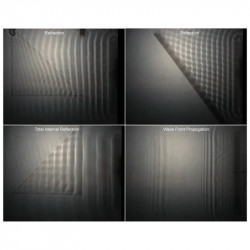 Hullámkád hullámkeltővelés stroboszkóppal